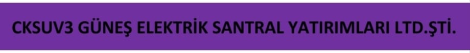 CKSUV3 Güneş Elektrik Santrali - ARV Elektrik Referansı
